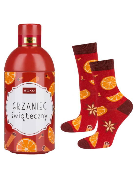 Ponožky 90925 VIANOČNÉ VARENÉ VÍNO Veľkosť 35/40