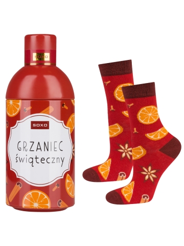 Ponožky 90925 VIANOČNÉ VARENÉ VÍNO Veľkosť 35/40